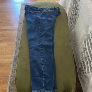 Classic Dark Blue Straight-Leg Jeans